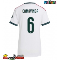 Camisa de Futebol Real Madrid Eduardo Camavinga #6 Equipamento Principal Mulheres 2026-27 Manga Curta
